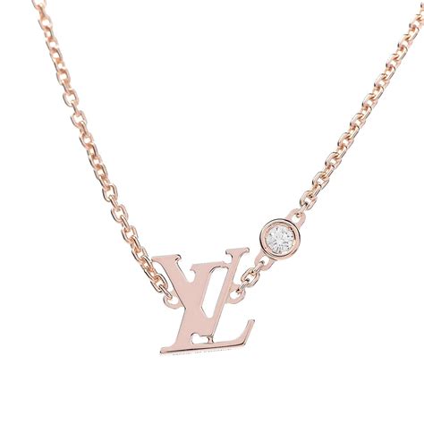 louis vuitton lv necklace.